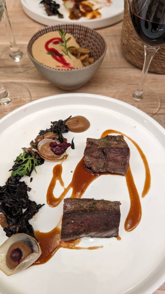 venison dish from Le Panier in Nice