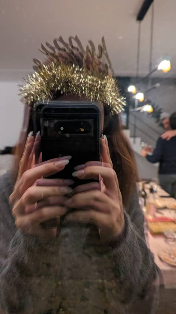 new year's eve fireworks (but not showing in the photo)