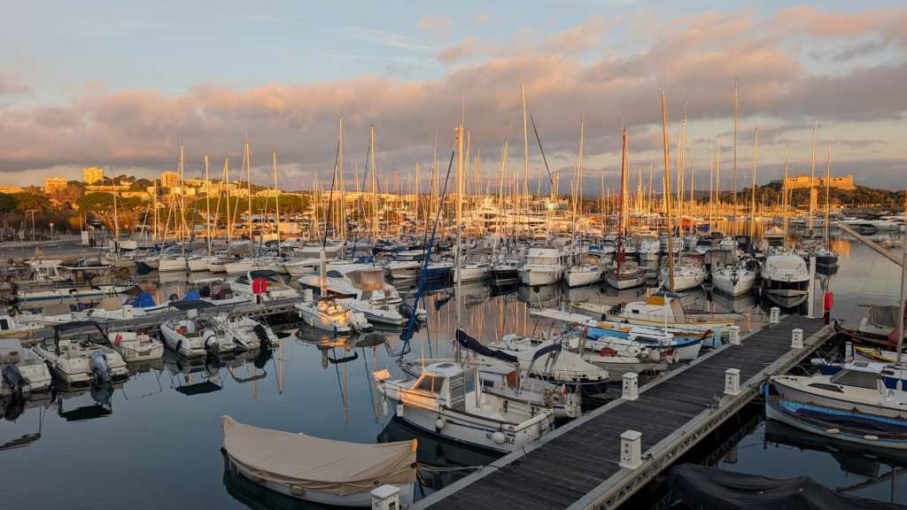 Antibes Marina sunrise